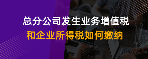 總分公司發(fā)生業(yè)務(wù)增值稅和企業(yè)所得稅如何繳納